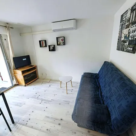 Apartamento Spacieux T2 Climatise Avec Parking, Terrasse Et Wi-fi - Fr-1-607-205 Agde