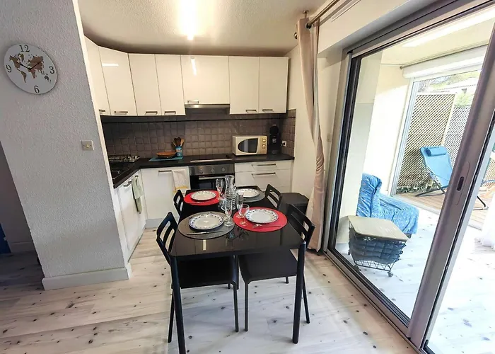 Lägenhet Spacieux T2 Climatise Avec Parking, Terrasse Et Wi-fi - Fr-1-607-205