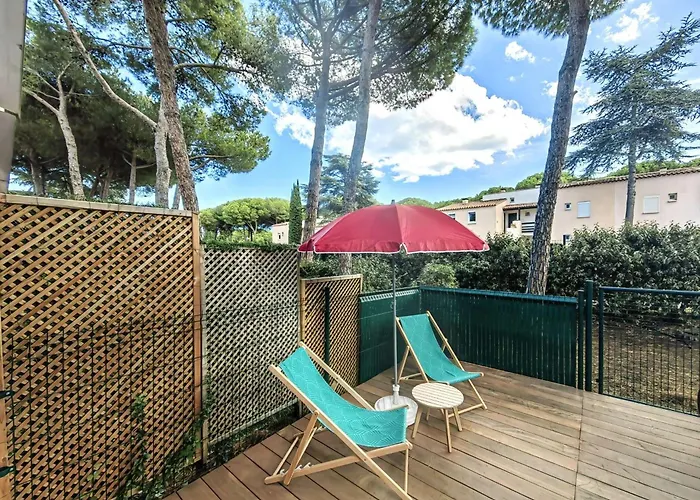 Lägenhet Spacieux T2 Climatise Avec Parking, Terrasse Et Wi-fi - Fr-1-607-205 *